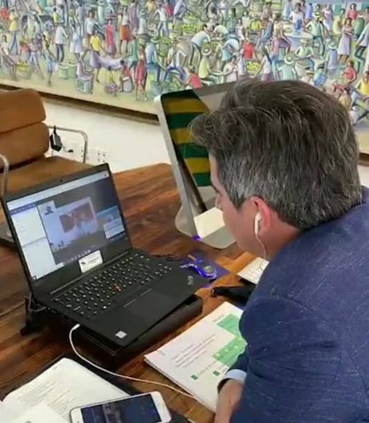 Senador Ciro Nogueira (Progressistas-PI) em live